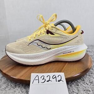 Saucony Triumph 21 Glow Sundown Athletic Gym Running Shoe Womens 8 S10881-30